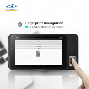 HFSecurity FP07 Rugged Face Iris Fingerprint Passport NFC QR <strong>Code</strong> Android11 Biometric Device Fingerprint for School - Product Image 2