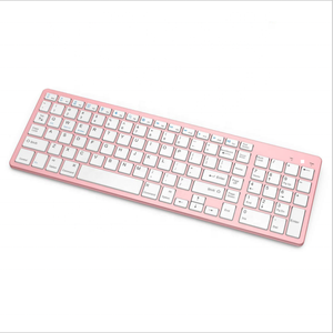 Teclado USB delgado de modo dual inalámbrico Bluetooth con teclado numérico Compatible con iMac Mac PC Laptop Tablet Computer Windows - Product Image 1