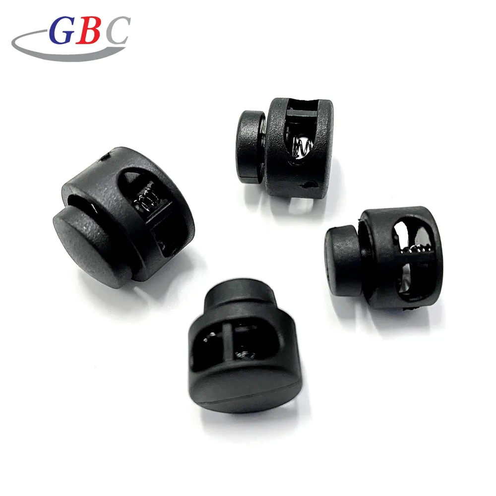 Factory hot sale plastic spring stopper lock stopper for garment accessory