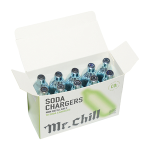 10PCS 8g hộp mực CO2 cho nhà sản xuất Soda 8 gram Hộp mực CO2 hoặc bộ sạc Soda cho nhà sản xuất nước lấp lánh và có ga - Product Image 5