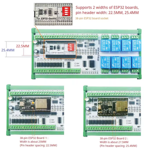 2AO-8AI-8DI-8DO ESP32 Wifi Relay Board 4-20MA <strong>0</strong>-10V <strong>Digital</strong> Analog <strong>Input</strong> <strong>Output</strong> Module for Smart Switch IOT