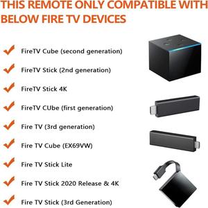 Ersatz Smart Universal TV Sprach fernbedienung passend für Fire Stick Lite 2. 3. Generation und Fire TV Stick 4K Amazon Controller - Product Image 2