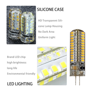 <strong>LED</strong> COB 1.5W 3W 5W 7W <strong>9W</strong> Cold Warm White High Bright Ceramic Silicone Corn Beads Light Bulb Plug AC 220V DC <strong>12V</strong> <strong>G4</strong> Type Base - Product Image 4