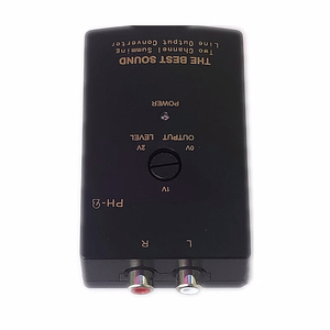 Convertidor de audio de alta calidad Adaptador adicional Señal de altavoz de nivel A bajo Rca 12V Convertidor de audio RCA para automóvil DE ALTO A bajo - Product Image 5