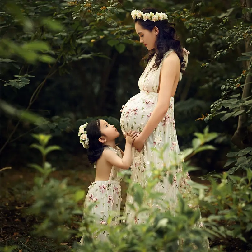 मातृत्व पजामा फोटो शूट गर्भवती महिलाओं सेक्स फोटो जर्सी स्लिम फिट गर्भवती पोशाक बंद कंधे