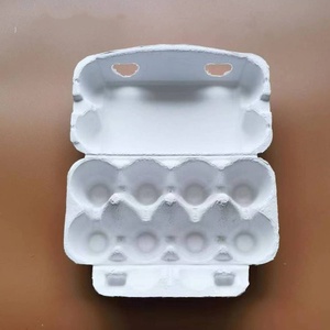 坚固的天然纸浆蛋盒散装回收储存容器，用于食品工业的额外鸡蛋解决方案 - Product Image 6