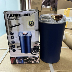 新家庭办公室使用香料浓缩咖啡豆认可220V 150W小型自动便携式电动咖啡研磨机