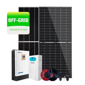 ระบบพลังงานแสงอาทิตย์ออฟกริดแบบไฮบริด10KW 3KW Musian ยอดนิยมพร้อมตัวควบคุม MPPT และแบตเตอรี่สำหรับใช้ในบ้าน - Product Image 5