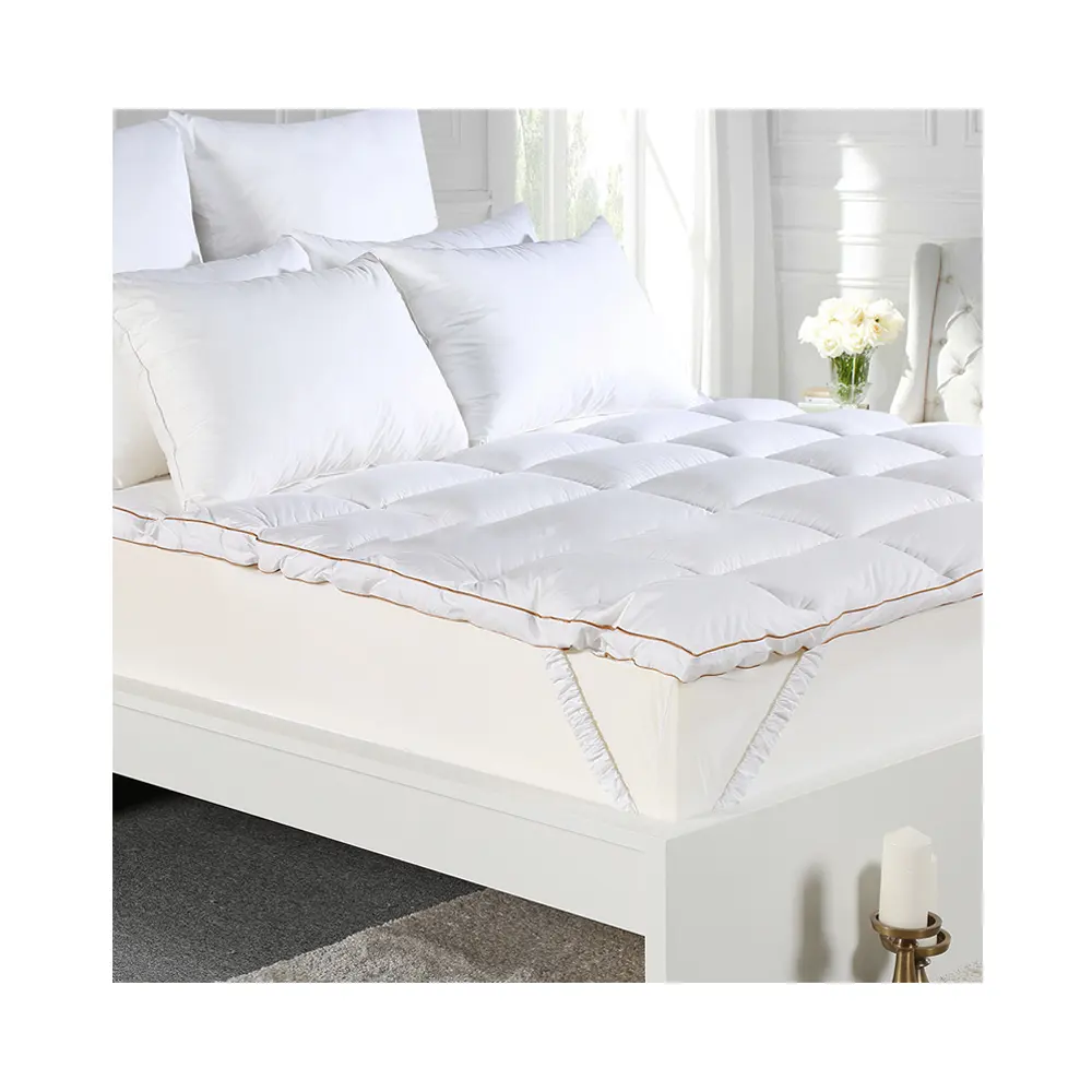 Épais coton 233TC hauteur hôtel microfibre matelas coussin de lit topper