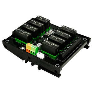 Módulo de relé T73 de 8 canales compatible con protocolo MODBUS RS485, aislamiento de comunicación, función de extensión de puerto IO, entrada y salida - Product Image 3