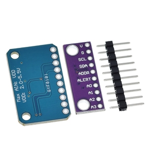 TZT ADS1115 16-Bit-I2C-Modul Präzisions-ADC 4-Kanal-Entwicklungsplatine Pro Gain-Verstärker 2,0 V bis 5,5 V für Arduino RP