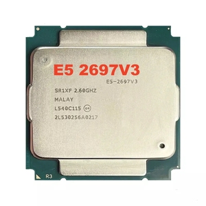 ซีพียู E5 2697V3 14คอร์2.6กิกะเฮิร์ตซ์หน่วยประมวลผล2697v3 E5ซีพียู35MB 145W 35MB 22nm LGA2011-3โปรเซสเซอร์ของแท้ - Product Image 1