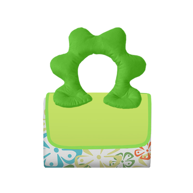 motif floral vert