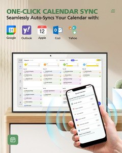 ปฏิทินดิจิทัล WiFi ขนาด 10.1 นิ้ว, จอแสดงผลแบบสัมผัสอัจฉริยะสำหรับตารางงานครอบครัว, กรอบรูปดิจิทัล Smart Sync - Product Image 2