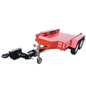 定制小型汽车拖车2轴4轮拖车，用于发电机运输 - Product Image 1