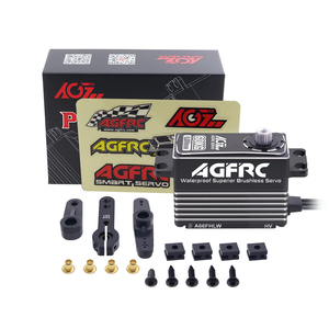 AGFRC A66FHLW 60 кг высокий крутящий момент низкопрофильный 8,4 В HV 0,100 s 4-полюсный бесщеточный водонепроницаемый цифровой программируемый автомобильный робот сервопривод - Product Image 5