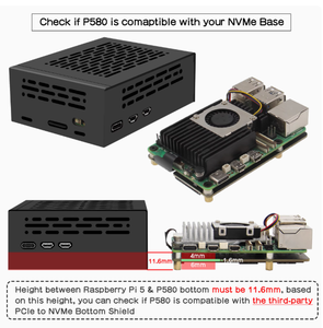 Raspberry Pi 5 PI5 PCIe M.2 NVMe-Protokoll Erweiterungs platinen gehäuse Elektronische Module und Kits mit Unterstützung für X1002