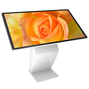 43 дюймовый hd дисплей Портативный ad киоска все в одном Тотем digital signage для приставки android smart media player для ресторана - Product Image 4