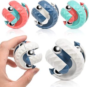 Hot Sale Dekompression Puzzlespiele Büro Schreibtisch Spielzeug Orbit Ball Zappeln Würfel Spielzeug Kreative Top Spinning Hand Spielzeug