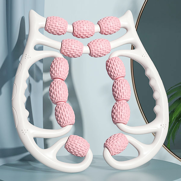 New Design Trigger Point Muscle Massager U Shape Rolling Massager 360 Deep Tissue Relaxer