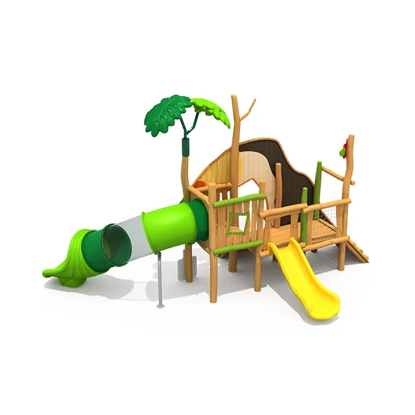 आउटडोर लकड़ी के खेल का मैदान बच्चों खेलने सेट आउटडोर खेल बच्चों के लिए उपकरणों