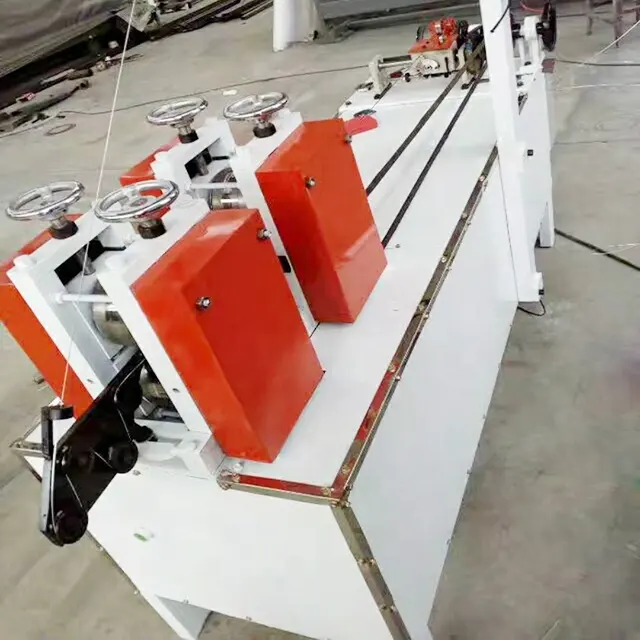 Máquina para hacer alambre plano cosido en caja de cartón, aplanadora de alambre