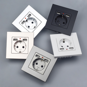 Sran ซ็อกเก็ตพร้อม USB และ Type C EU สวิตช์ไฟติดผนังปลั๊กชาร์จ USB - Product Image 2