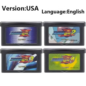 คาร์ทริดจ์เกม Mega Man GBA 32บิตการ์ดเกมคอนโซลวิดีโอเกม Mega Man ZERO 1-4 Mega Man Red Sun Blue Moon สำหรับ GBA - Product Image 2