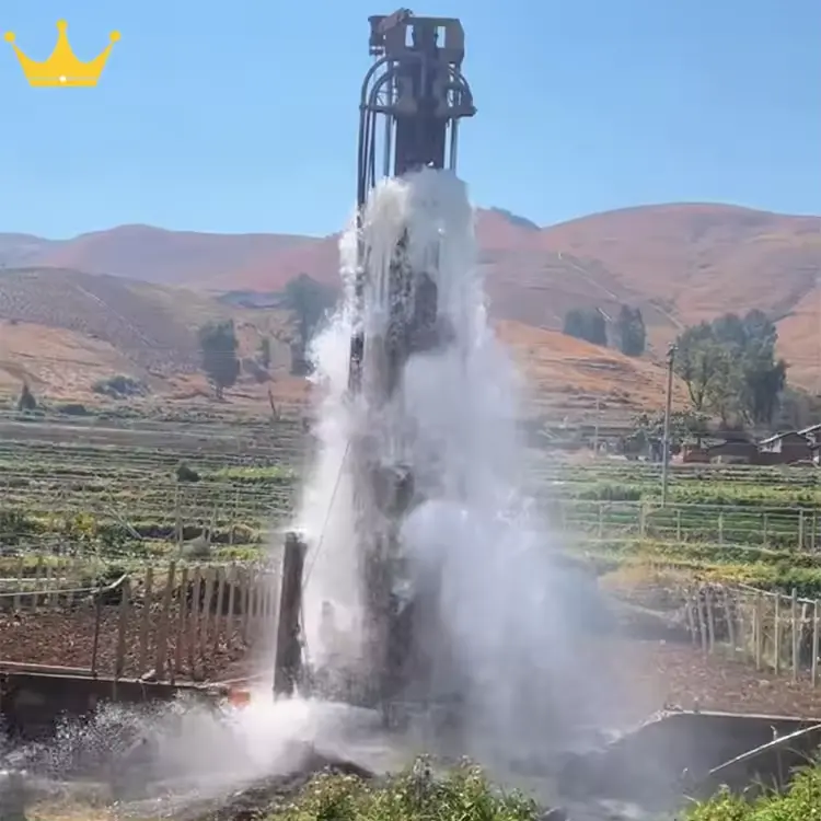 Low price 200m Depth borehole Drilling Rig diesel Water Well drilling rig machine for sale in Chile