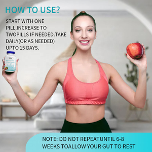 Benutzer definierte natürliche 15 Tage Colon Cleanse Hartge latin kapseln 30-zählige Kräuter ergänzungen für Darm unterstützung - Product Image 4