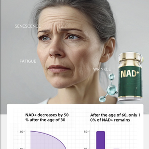 नड प्लस निकोटिनामाइड एडेनिन डिन्यूक्लियोटाइड सीरम मेयोटेरापिया डाना मरम्मत एंटी एजिंग नेड + एजिंग नाक - Product Image 4