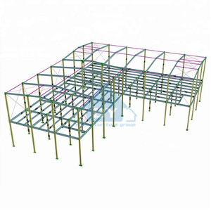 Estructura de acero prefabricada del edificio de varios pisos del marco de acero para la escuela/el hotel/el apartamento - Product Image 1