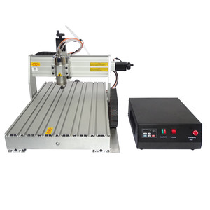 Enrutador Cnc CNC 4060 Diy 3 ejes Mimi CNC enrutador madera Pcb máquina de perforación con sistema de Control Mach 3