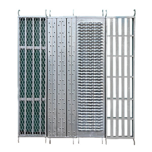Q235 Material Sistema de andamio de tablón de acero Plataforma de cubierta de metal Tablones Pedal para construcción de edificios Andamio Tabla para caminar - Product Image 2