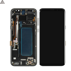 S8 + อะไหล่จอ Super Amoeld ของแท้สำหรับ Samsung S8 PLUS แผงหน้าจอสัมผัส G955 G955F G955FD จอ LCD กรอบจอแสดงผล OLED