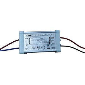 Ip67 Done Driver Done Led Done Driver para Led Controlador LED a prueba de agua Caja de plástico Controlador LED Salida de CC Controlador LED - Product Image 1