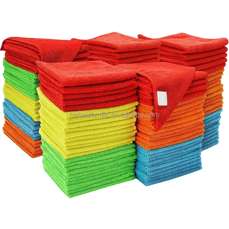 4Pcs Rags All Purpose Drying Towel Car Dish Cleaning Cloths Microfibre Kitchen Towel Set Cleaning Microfiber Cloth