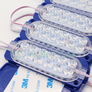 Mavi renk led 2835 modülü 10533 yanıp sönen led modülü enjeksiyon, IP65 araba yan ışık dekorasyonu 24v 12v flaş led modül lamba - Product Image 2