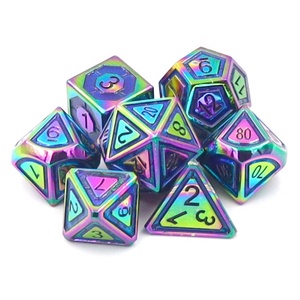 Số lượng lớn kim loại Xúc xắc Set-Rắn Hợp kim kẽm cho DND bàn trò chơi, nhiều màu sắc với nhà máy trực tiếp giá - Product Image 4