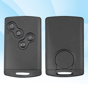 กุญแจรีโมทคอนโทรล4ปุ่ม433MHz สำหรับ Renault Megane 3 keyless Go ไม่มีโลโก้ PCF7952ชิปสมาร์ทการ์ด - Product Image 3