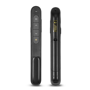 Presentatore Wireless pagina Laser rossa penna di tornitura controllo del Volume presentazione PPT USB 2.4GHz puntatore PowerPoint Mouse telecomando - Product Image 3