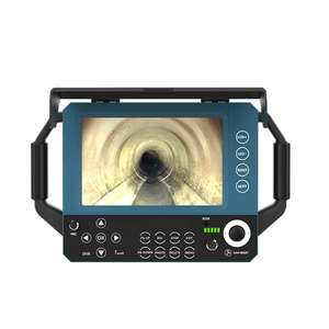 Sistema de cámara de inspección de tubería de rotación PT pequeña Full HD con cable de empuje de 60M y controlador de monitor multifuncional portátil - Product Image 3