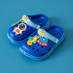 Cartoon Nasa <strong>Clog</strong> Slipper Baby Spaceman Kids <strong>Shoes</strong> Outdoor <strong>EVA</strong> Soft Casual Sandals Astronaut Hole <strong>Shoes</strong> for Girl Boy Children