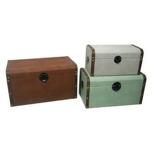 ธงอังกฤษโบราณสไตล์ PU/หนังเก็บลำต้น/กล่องบรรจุภัณฑ์กล่องไม้ - Product Image 6