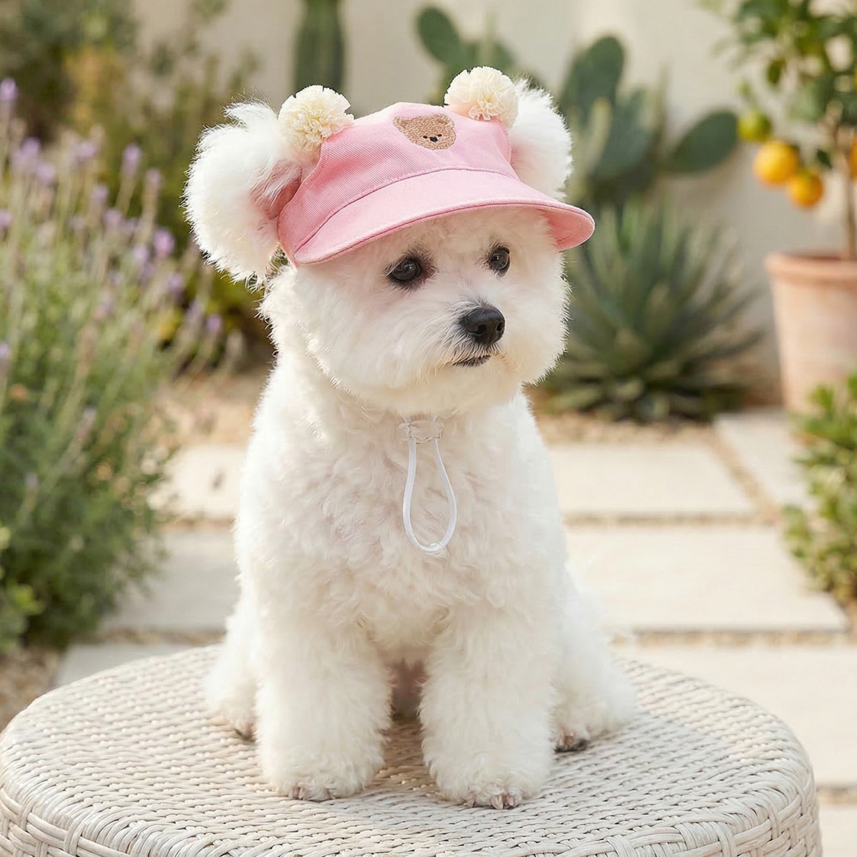 Chapeau de soleil Pink3-Little Bear