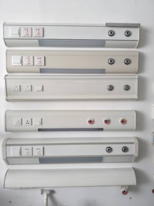 שימוש רפואי מיטת החולה קונסולת לוח icu ראש המיטה יחידת ראש המיטה עבור גז רפואי הפצה