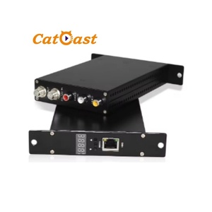 IPTV <strong>MPEG2</strong> MPEG 1 Layer II SD CVBS to ATSC QAM Encoder Modulator