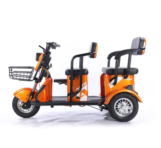 Meistverkaufte Dreiräder 3-Rad-Motorrad Elektroroller Dreirad-Streifen für Erwachsene Elektro-Dreifahrräder
