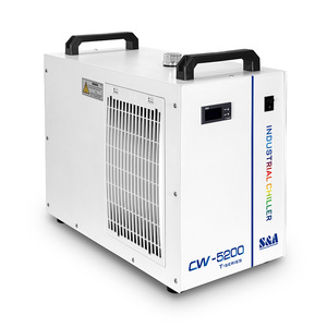 7L工業用水チラー<span class=keywords><strong>CW</strong></span>-5200DH 0.9HP 3.43gpm CO2レーザー彫刻および切断機用水冷システム