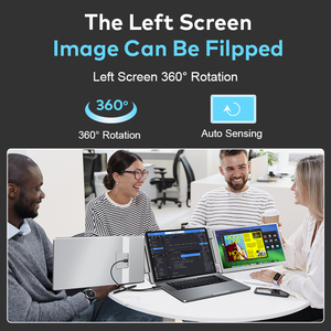 FOPO 15.6 Inch Multi Screen <strong>Computer</strong> <strong>Monitor</strong> Extender Dual Triple Portable <strong>Monitor</strong> 1080P <strong>LCD</strong> <strong>Display</strong> Used for Travel Business - Product Image 5
